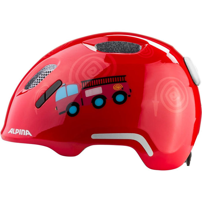 ALPINA XIMO 2 FLASH FIRE FIGHTER GLOSS Bike Helmet, Size 49-54