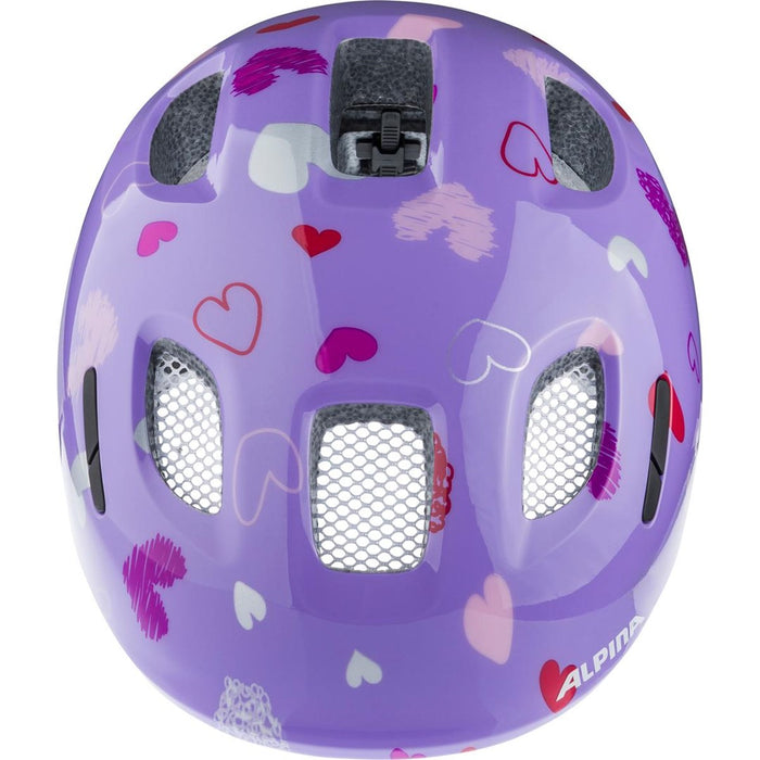 ALPINA XIMO 2 PURPLE HEARTS GLOSS Bike Helmet, Size 49-54