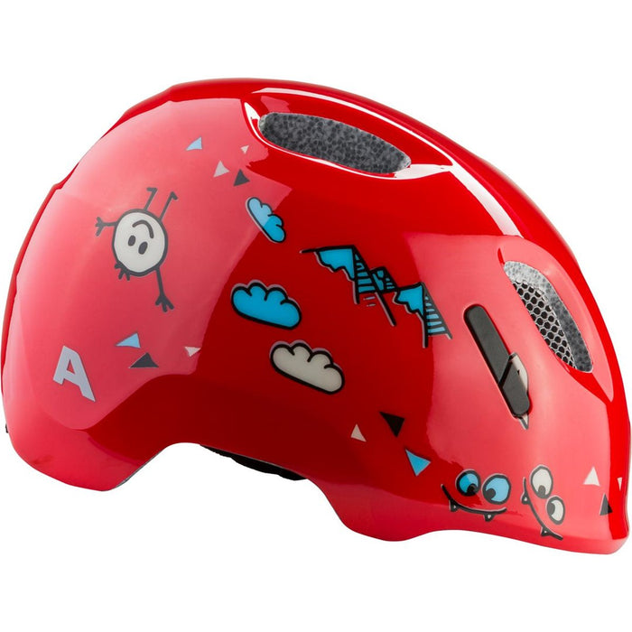 ALPINA XIMO 2 RED SMILE GLOSS Bike Helmet, Size 49-54