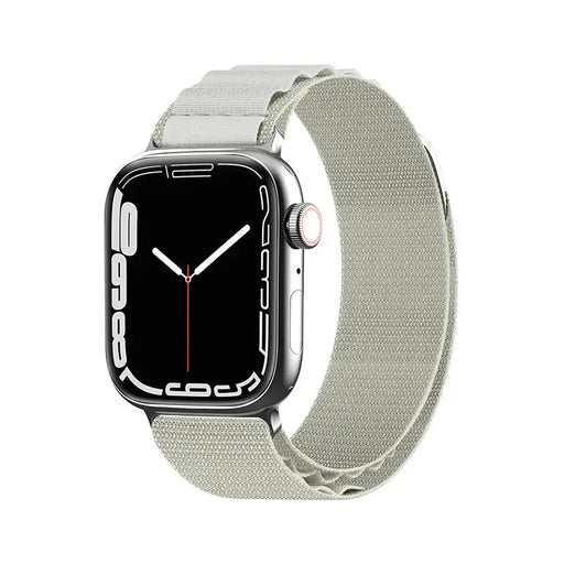 Alpine Steel Buckle Strap for Apple Watch 42 / 44 / 45 / 49 mm - Gray - Smartwatch straps and cases<<<HurtelXML
