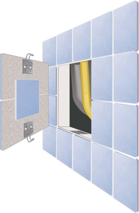 CLIP MECHANISM FOR INSPECTION HOLE