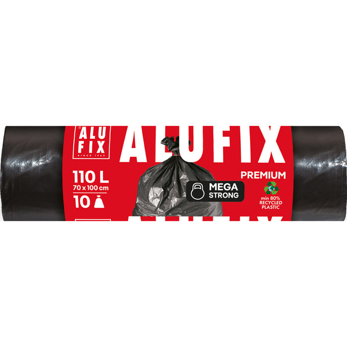 WASTE BAGS 110L 10 PCS ALUFIX MEGA STRONG