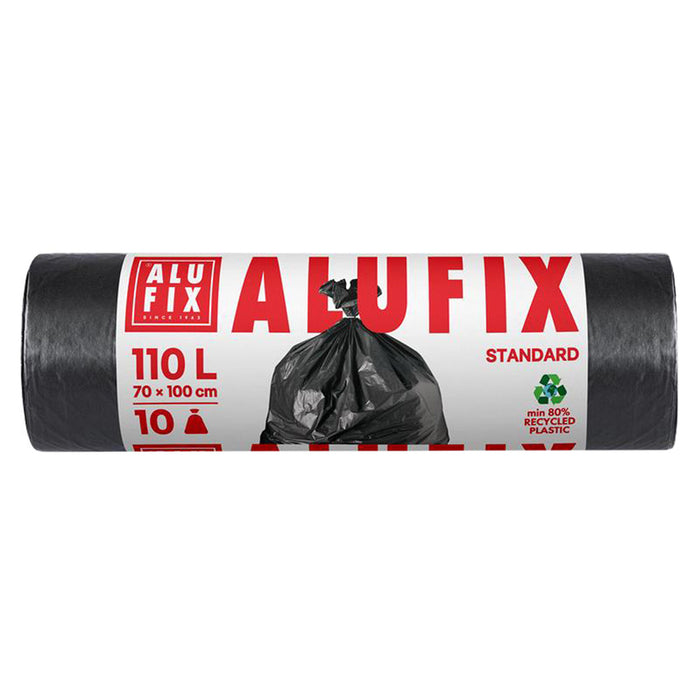 WASTE BAGS 110 L 10 PCS LDPE STANDART ALUFIX