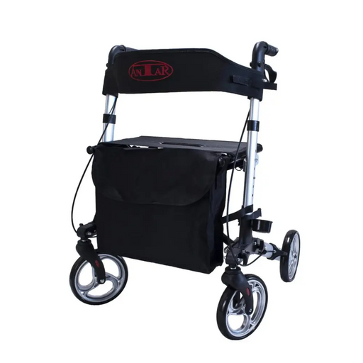 Aluminium four-wheel walker AT51006 - Rehabilitation walkersWIB-CRE<<<Strollers and walkersWIB<<<ActionPL