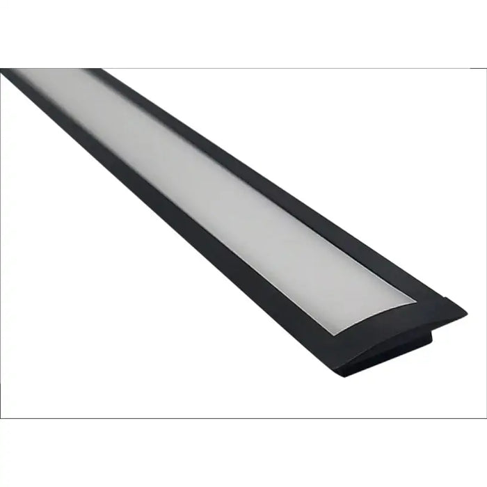 ALUMINUM BUILT-IN PROFILE BLACK MATT 2M D-IL - LED ленти и аксесоари<<<Вътрешно осветление<<<Мебели и