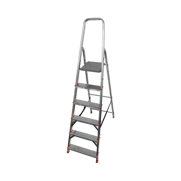ALUMINUM LADDER 6 STEPS ARON AL-USS 6 - Домакински стълби<<<Тавански и домакински стълби<<<Мебели и