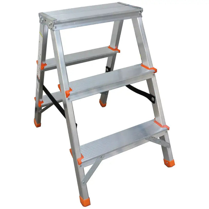 ALUMINUM LADDER TWO-SIDED 2X3 ARON BSS-3 - Домакински стълби<<<Тавански и домакински стълби<<<Мебели и