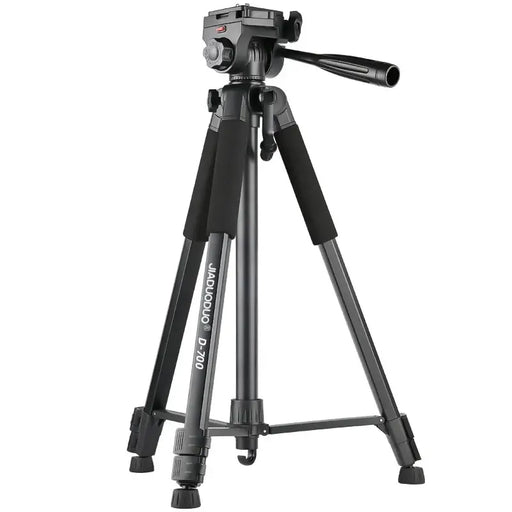 Aluminum photographic tripod with adjustable base - gray - Photo accessories<<<HurtelXML