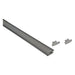 ALUMINUM PROFILE FOR LED STRIP FOR BUILT-IN MAT 1M D-IL - LED ленти и аксесоари<<<Вътрешно осветление<<<Мебели и