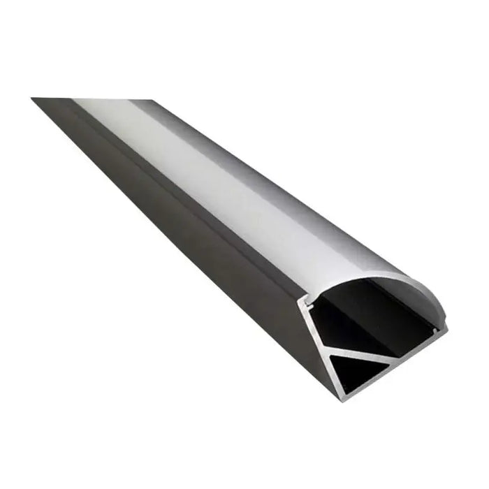 ALUMINUM PROFILE FOR LED STRIP CORNER 3M BLACK D-IL - LED ленти и аксесоари<<<Вътрешно осветление<<<Мебели и