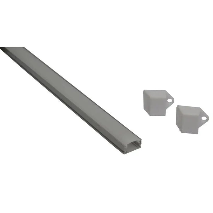 ALUMINUM PROFILE FOR LED STRIP P-SHAPED MAT 3M D-IL - LED ленти и аксесоари<<<Вътрешно осветление<<<Мебели и