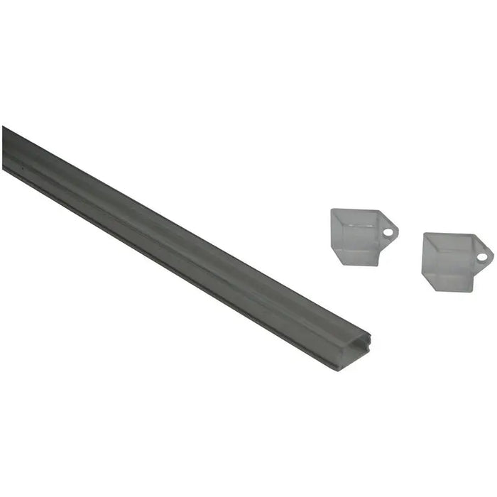 ALUMINUM PROFILE FOR LED STRIP P-SHAPED TRANSPARENT 3M D-IL - LED ленти и аксесоари<<<Вътрешно осветление<<<Мебели и