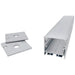 ALUMINUM PROFILE FOR LED STRIP WITH BASE FOR 2 STRIPS 3M D-IL - LED ленти и аксесоари<<<Вътрешно осветление<<<Мебели и