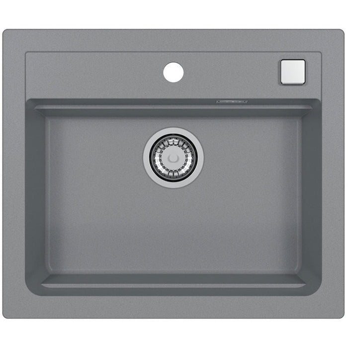 GRANITE KITCHEN SINK ALVEUS ATROX 30 59X50X19.5 CM. GRAY