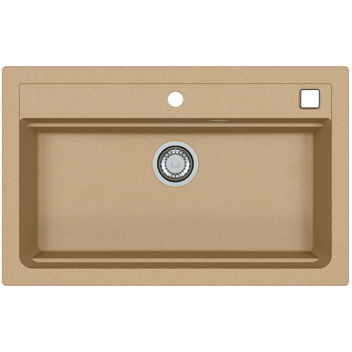 GRANITE KITCHEN SINK ALVEUS ATROX 40 79X50X19.5 CM. BEIGE