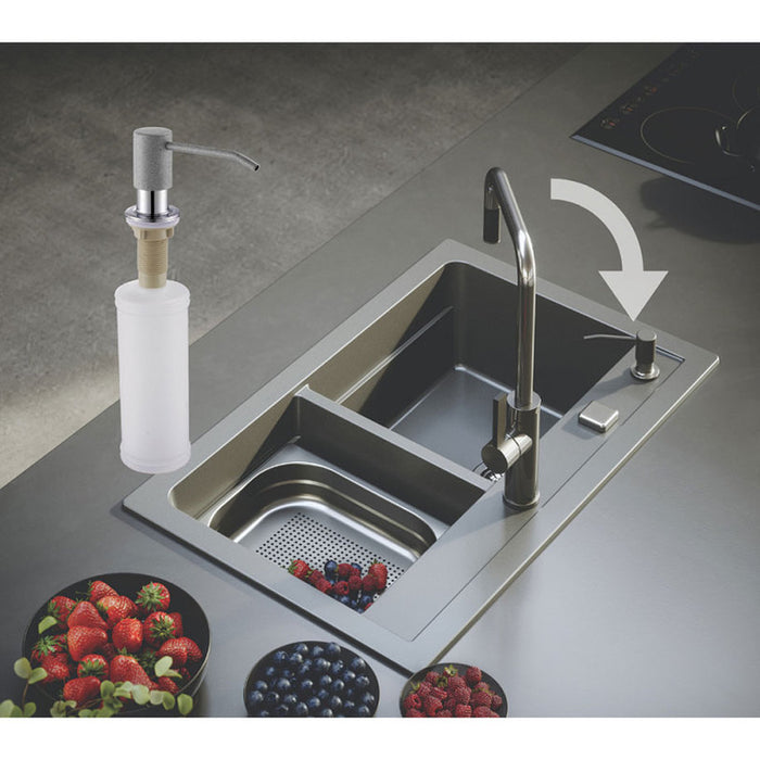 KITCHEN DISPENSER WITH PVC CONTAINER ALVEUS CALLAS BEIGE