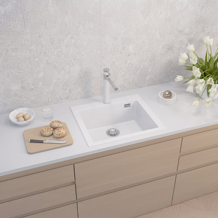GRANITE KITCHEN SINK ALVEUS PURE-G 30 WHITE