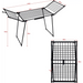 AMALFI foldable laundry drying rack black - Bathroom and stand clothes dryerAGD-SUL<<<Home Appliance