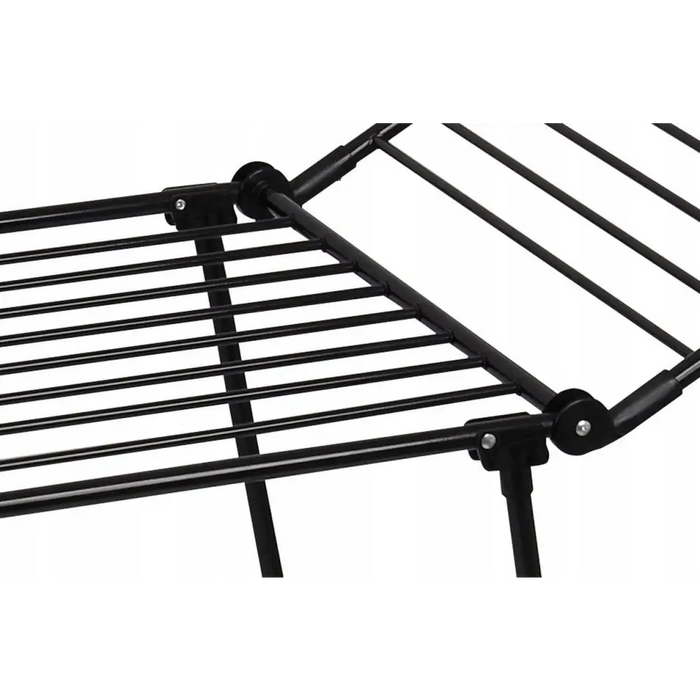 AMALFI foldable laundry drying rack black - Bathroom and stand clothes dryerAGD-SUL<<<Home Appliance