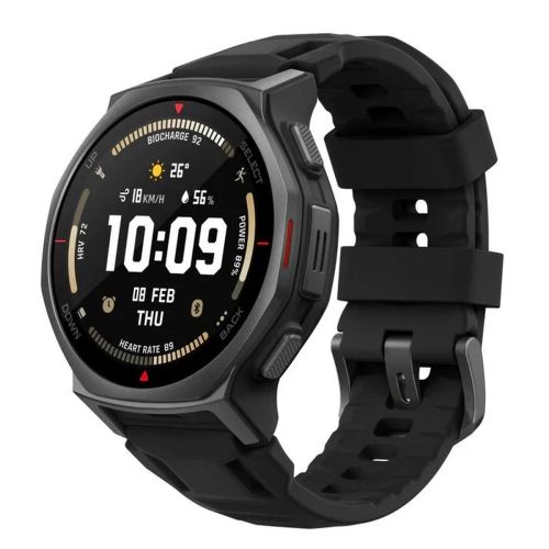Amazfit T-Rex 3 Pro NFC, 44mm with Silicone Strap, Tactical Black EU W2548GL5N