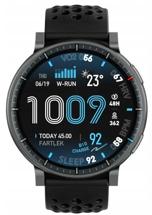Amazfit Active MAX NFC, 48,5mm with Polymer case, Aluminium Alloy Frame, Black EU W2556GL1N