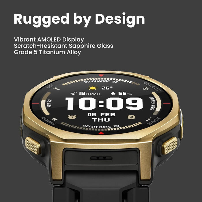 Smartwatch Amazfit W2548GL1N Black Golden Ø 44 mm