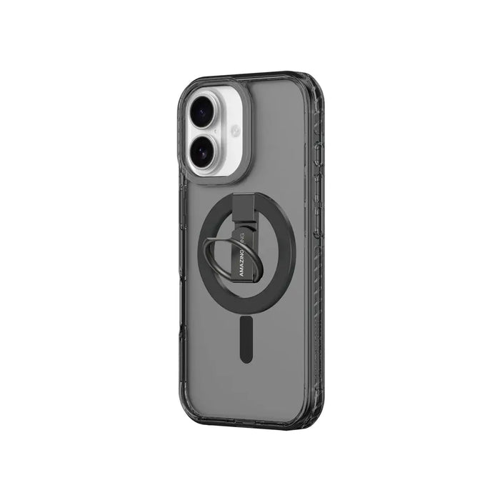 AmazingThing Titan Pro Grip Ring Set Case for iPhone 17 Compatible with MagSafe - Black - Cell phone cases