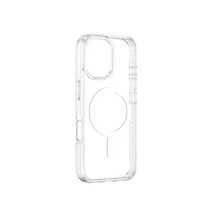 AmazingThing Titan Pro Mag Case with Magnetic Ring for iPhone 16 Plus - Transparent - Cell phone cases