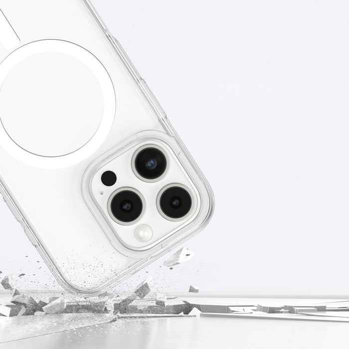 AmazingThing Minimal Mag Case with Magnetic Ring for iPhone 16 Pro - Transparent