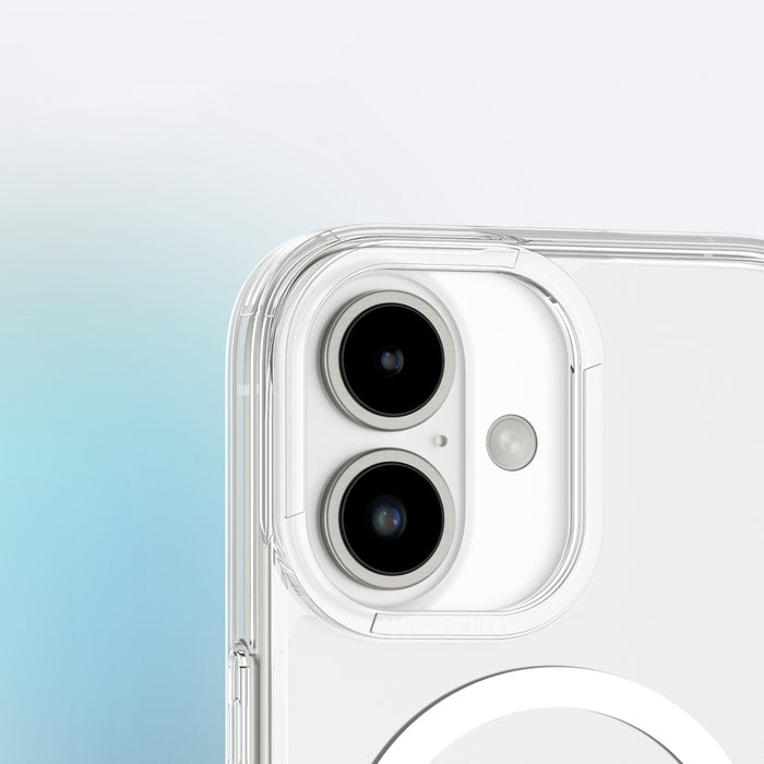 AmazingThing Minimal Mag Case with Magnetic Ring for iPhone 16 - Transparent