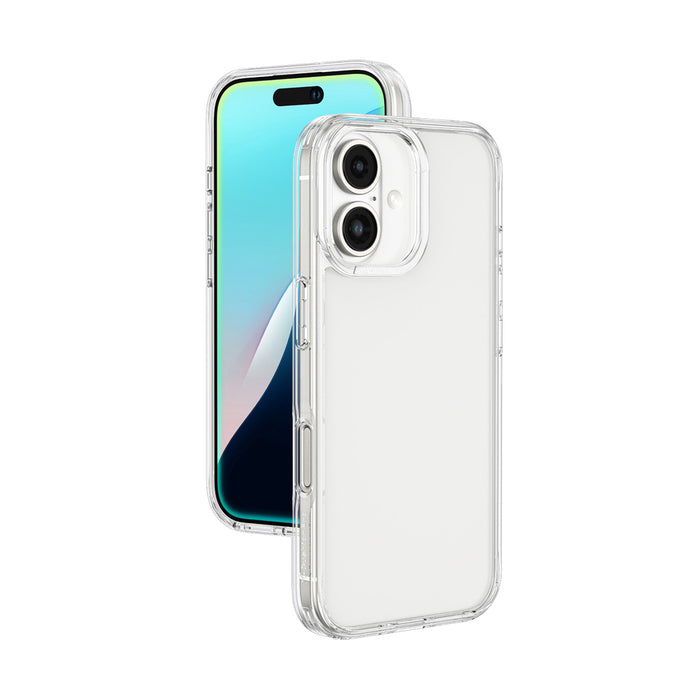 AmazingThing Minimal Case for iPhone 16 Plus Silicone Case - Transparent