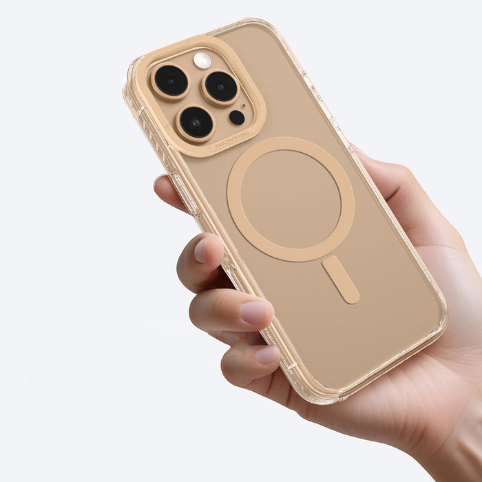 AmazingThing Titan Pro Mag Case with Magnetic Ring for iPhone 16 Pro - Rose Gold