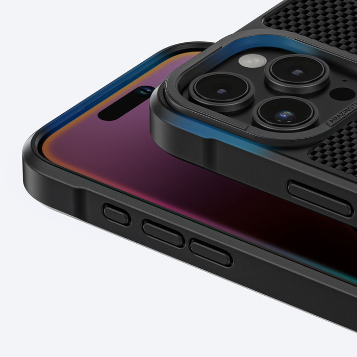 AmazingThing Titan Max Case with 600D Aramid Fibers for iPhone 16 Pro - Black