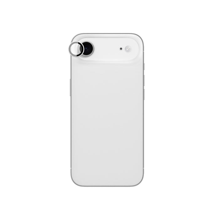 AmazingThing Lens Glass for iPhone 17 Air with Silver Aluminum Frame