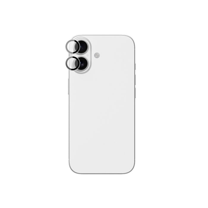 AmazingThing Lens Glass for iPhone 17 with Black Aluminum Frame