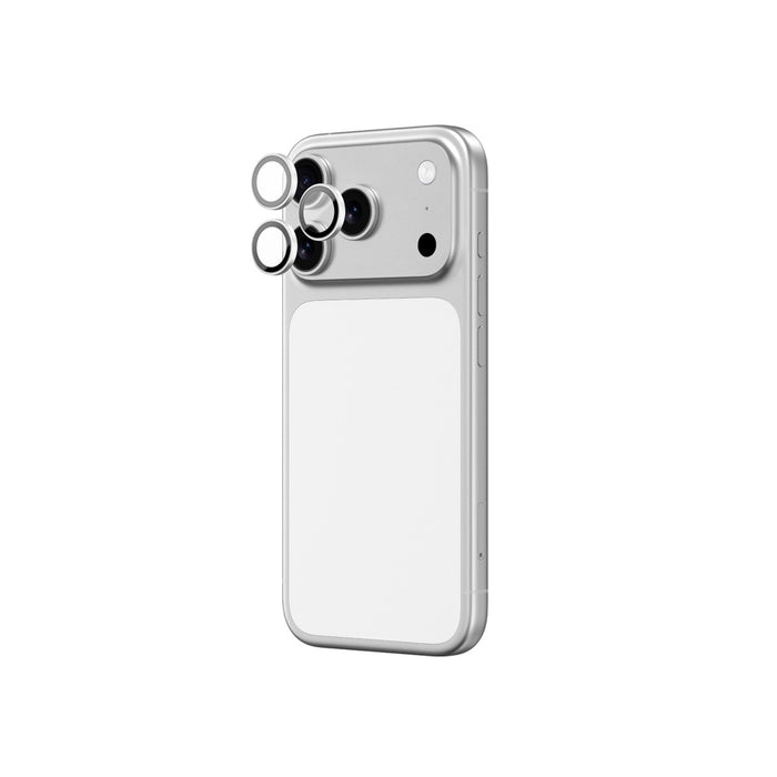 AmazingThing Sapphire Camera Glass for iPhone 17 Pro / Pro Max - with Silver Frame