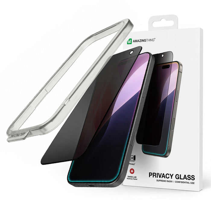 AmazingThing Titan Privacy FusionFilter 7 Privacy Tempered Glass for iPhone 17 Air
