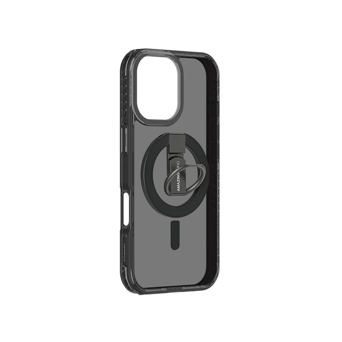 AmazingThing Titan Pro Grip Ring Set Case for iPhone 17 Compatible with MagSafe - Black