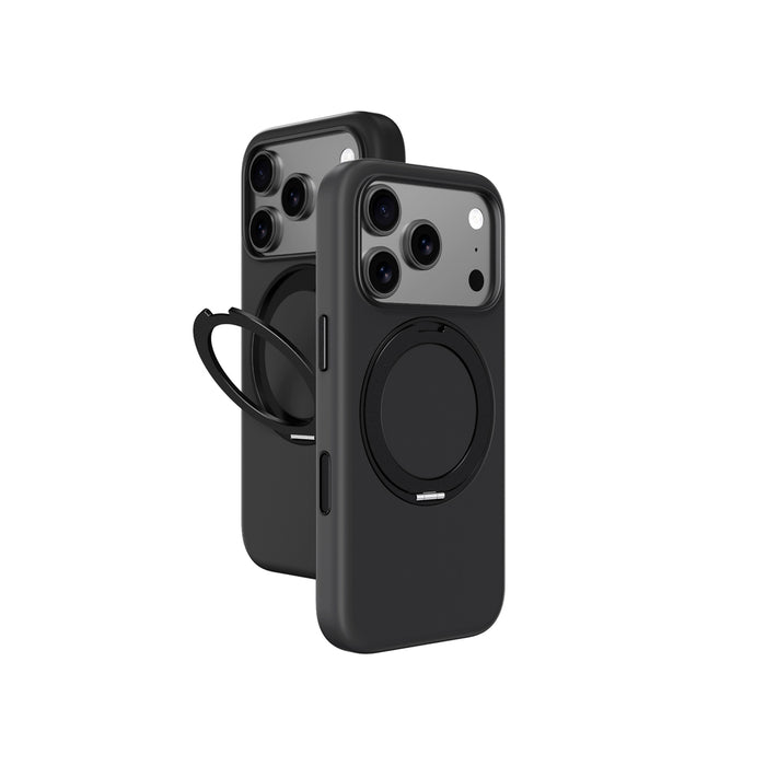 AmazingThing Cloudie iPhone 17 Pro Case with Stand - Black