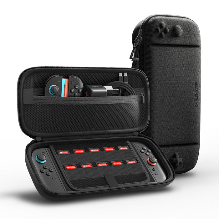 AmazingThing PlayShield EDC Protective Case for Nintendo Switch 2 - Black