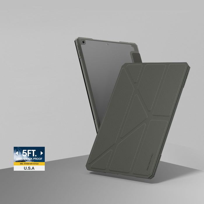 AmazingThing Titan Pro Folio Case for iPad Air 11" M3/M4 (2025/2026) - Gray