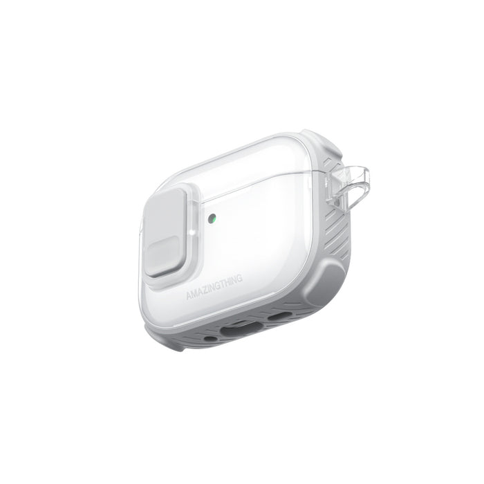 AmazingThing Titan Pro Mag Case Clear for AirPods Pro 3 - White