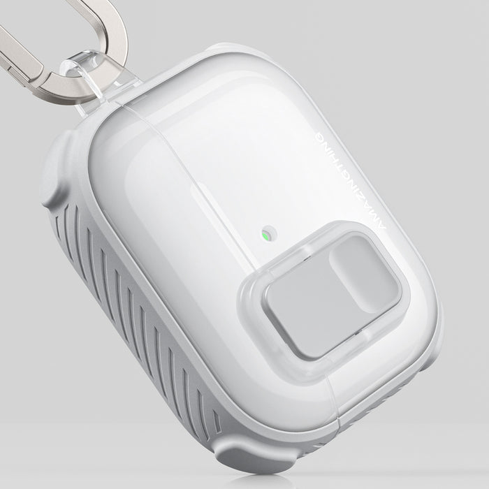 AmazingThing Titan Pro Mag Case Clear for AirPods Pro 3 - White
