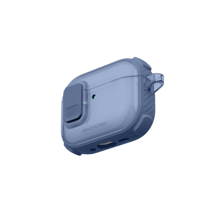 AmazingThing Titan Pro Mag Case Clear for AirPods Pro 3 - Blue