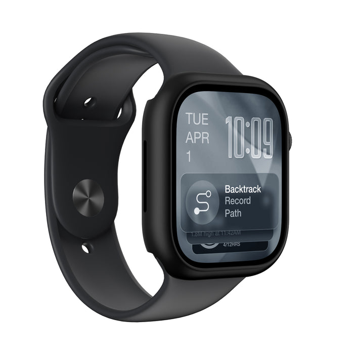 AmazingThing Minimal Protective Case for Apple Watch Series 11 46mm - Black