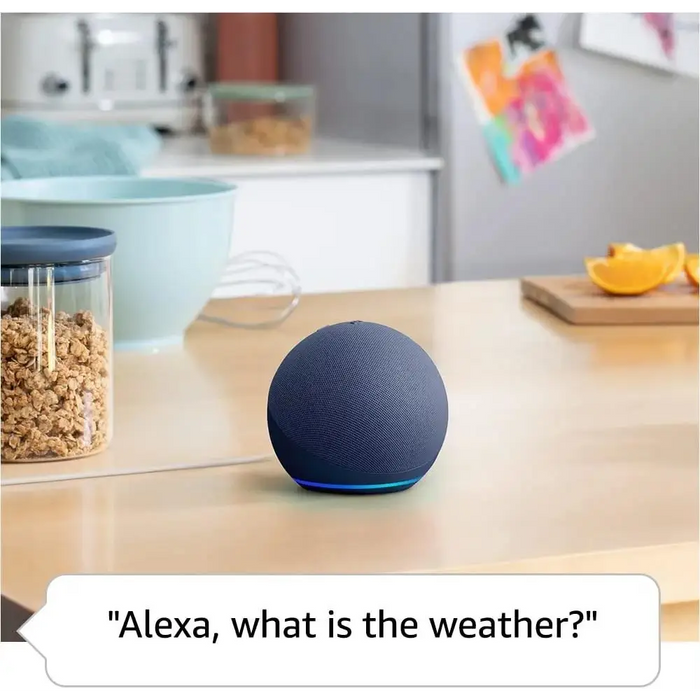 Amazon Echo Dot 5 Portable Smart Speaker Voice Assistant Alexa Dark Blue - Преносими тонколони<<<Електроника и