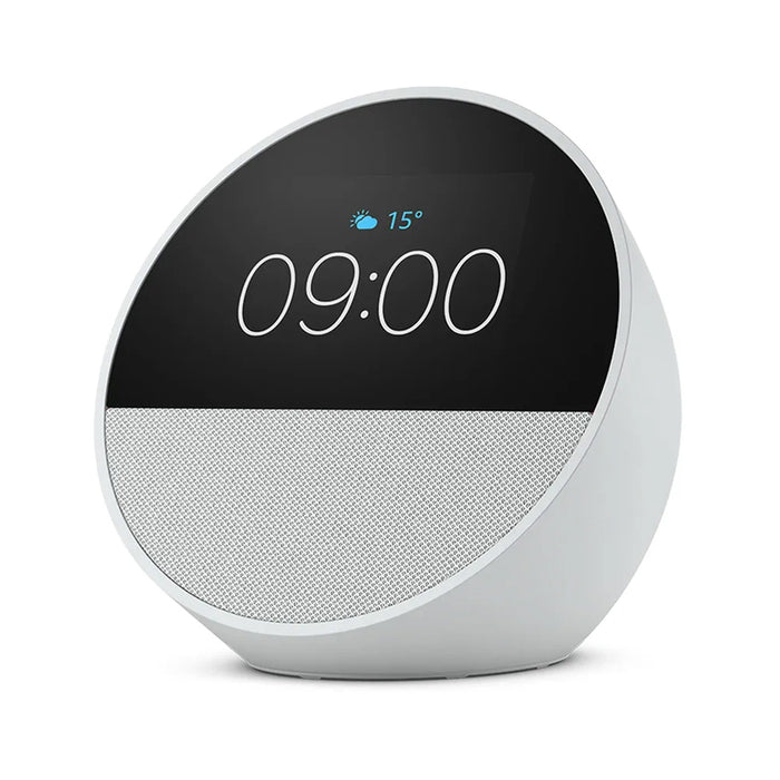 Smart watch Amazon Echo Spot 2024, Alexa assistant, White