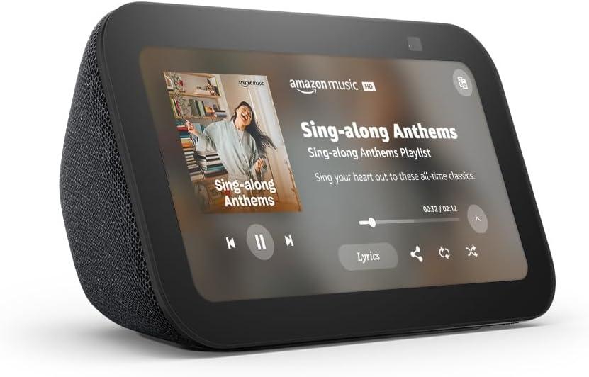 Smart speaker Amazon Echo Show 5, Gen 3, touch screen, voice assistant, black