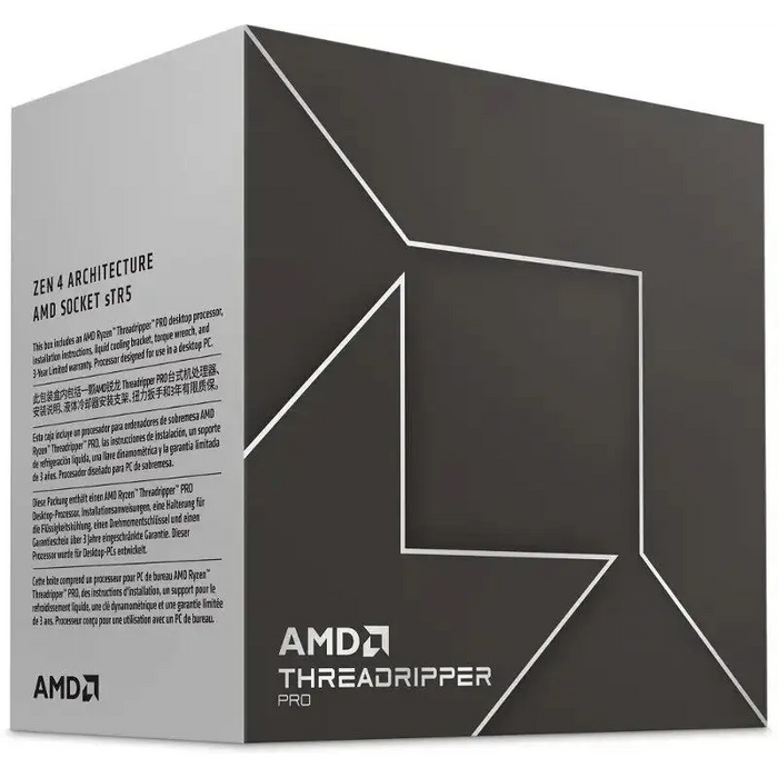 AMD Ryzen Threadripper PRO 7965WX 5.3GHz SP6 24C/48T 350W 152MB TRAY - Настолни