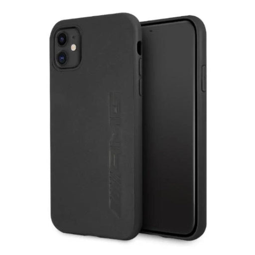 AMG AMHCN61DOLBK iPhone 11 6,1’’ czarny/black hardcase Leather Hot Stamped - Cell phone cases and covers<<<HurtelXML